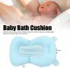 Baby Bath Seat, Baby Bath Tub Cushion for Bathtub Sink for Infant Newborn, Floating Foldable Adjustable Infant Bath Supporter, Easy to Clean (Blue Bear) view 3