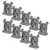 Gadpiparty 9pcs Train Track Support Risers for Railway Accessories Bridge Support Blocks for Toy Train Easy to Install Compatible All Major Brands for Creative Play view 1