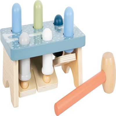 Small Foot Game Arctic Made of FSC 100%-Certified Wood, Hammer Bench for Kids Aged 1+ Years Old, 12448