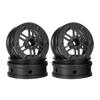 AMK Carbon Fiber 12mm Hex Hub 2.2 Beadlock Wheels Rims for 1/10 RC Crawler Tires Axial SCX10 TRX6 Gen7 Gen8 Gelande Pro GSPEED V4 TRX4 Upgrades Element Enduro 4Pcs (B) view 1