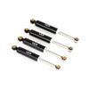 LCX Racing 1/24th RC Crawler Car 4PCS 52mm Aluminum Suspension Shock Absorber Damper for RC Rock RC Crawler Axial AX24 XC-1, Upgrades Parts Accessories (Black) view 2