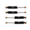 LCX Racing 1/24th RC Crawler Car 4PCS 52mm Aluminum Suspension Shock Absorber Damper for RC Rock RC Crawler Axial AX24 XC-1, Upgrades Parts Accessories (Black) view 3