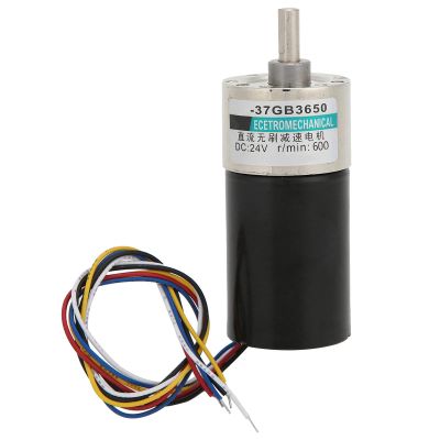 XD-37GB3650 DC Brushless Motor with Speed Reducer, 24V, 600rpm, Mini Motor for CNC Machine Tools and RC Vehicles