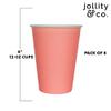 Jollity & Co Shade Paper Cups - 12-oz Party Cups in Silver - Pack of 8 Disposable Paper Cups - Easy to Mix and Match - Paper Cups to Suit All Occasions and Birthday Decorations view 2