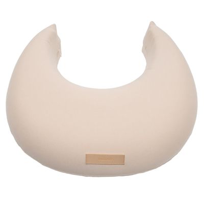 Butterr Natural Breastfeeding Pillow, Nursing and Posture Support, Plant Based Cushion with Organic Cotton Removable Cover (Natural)