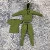 1/12 Scale Male Clothes,Men's Hoodie Vest Pants Trousers Sports Clothes Costume Outfit Clothing for 6inch Male Action Figure (Army Green) view 1