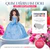 18 Quinceaera Last Doll with Umbrella Dress Stand  ltima Mueca Mis Quince Aos Keepsake, Traditional Hispanic Sweet 15 Doll, Ceremony & Table Centerpiece, Fully Accessorized KK18725-4 (Baby Blue) view 2