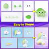 ESSENSON Air Dry Clay 88 Colors, Modeling Magic Clay for Kids, DIY Molding Craft, Gift for Kids view 4