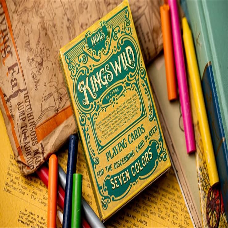 MJM Crayon Playing Cards by Kings Wild Project