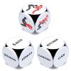 3 Pcs Sex Dice Anniversary Date Night Gifts for Couples Him Her Couple Gifts for Boyfriend Girlfriend Stocking Stuffers Christmas Birthday Gifts for Husband Wife Men Women White Elephant Gifts view 1