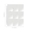 25 Pages 225 Pockets Trading Card Storage Album Pages Fit 3 Ring Binder, Clear Plastic Game Card Protectors view 3