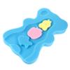 1set Bath Mat Thick Soft Sponge for Newborns Design Comfortable with Cartoon Bear for Safe Bathing view 1