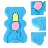1set Bath Mat Thick Soft Sponge for Newborns Design Comfortable with Cartoon Bear for Safe Bathing view 3