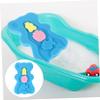 1set Bath Mat Thick Soft Sponge for Newborns Design Comfortable with Cartoon Bear for Safe Bathing view 4