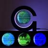 BEBEVOGUE Personalized Magnetic Levitating Globe with Wireless LED Light Anti Gravity Floating Globe World Map Cool Birthday Gift for Men Boss Kids Home Office Desk Gadget Decor (Blue) view 2