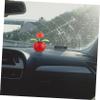 Abaodam 2pcs Ornaments Solar Powered Car Decoration Auto Swinging Toy Window Trim The Office Decor Car Toys Dancing Interior Accessories Auto Dashboard Decoration Printable view 3