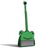 SCKTYZS Mini Broom with Dustpan for Boy I Kids Small Cleaning Set Combo Pretend Play I Toddler Kitchen Dress Up ToysFrog Green view 1