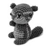 Brown Squirrel Crochet Doll Handmade Amigurumi Plush Toy VAC (Grey) view 3
