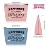 2PCS Mahjong Makeup Bag Mahjong Lover Gifts for Mom Grandma Lucky Mahjong Gifts for Women Retirement Gifts for Her Gambling Cosmetic Bag Mahjong Themed Gifts Thanksgiving Christmas Gifts view 2