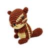 Brown Squirrel Crochet Doll Handmade Amigurumi Plush Toy VAC (Brown) view 3