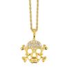 Boland 72326 Necklace Skull Gold, Standard Size view 3