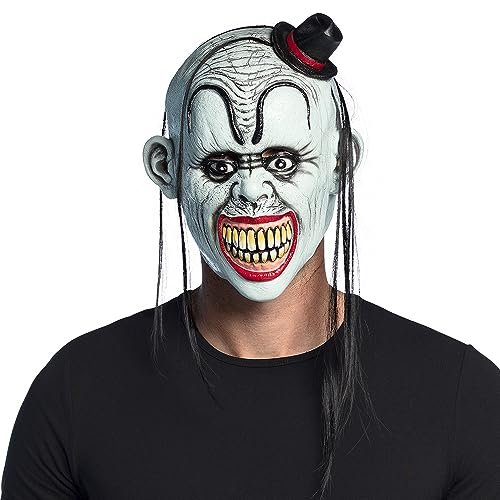 Boland 97593 Latex Psychedelic Clown Head Mask, Standard Size