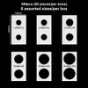 300PCS Coin Flips in 6 Sizes Cardboard Coins Holders 2x2 inch for Dollars Penny Quarter Cents Nickels Coin Collection Supplies FC01MX2 view 2
