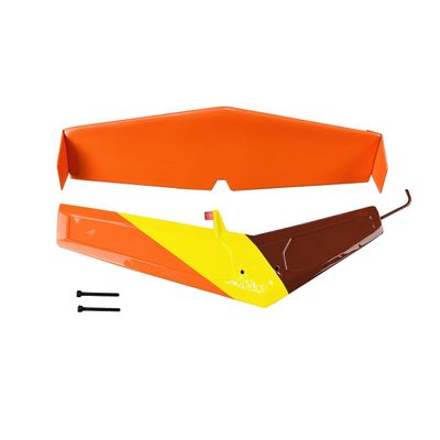 500 Size MD500D Fuselage Replacement Roban RC Helicopter Body Spare Parts Nose Cover/Tail Part/Landing Gear/Wood Spacers (Tail fins)