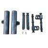 450 Size MD500D Roban RC Helicopter Spare Parts Nose Cover/Side Window/Flat Vertical Tail/Landing Gear/Wood Spacers/Stickers (Weapon Set) view 1