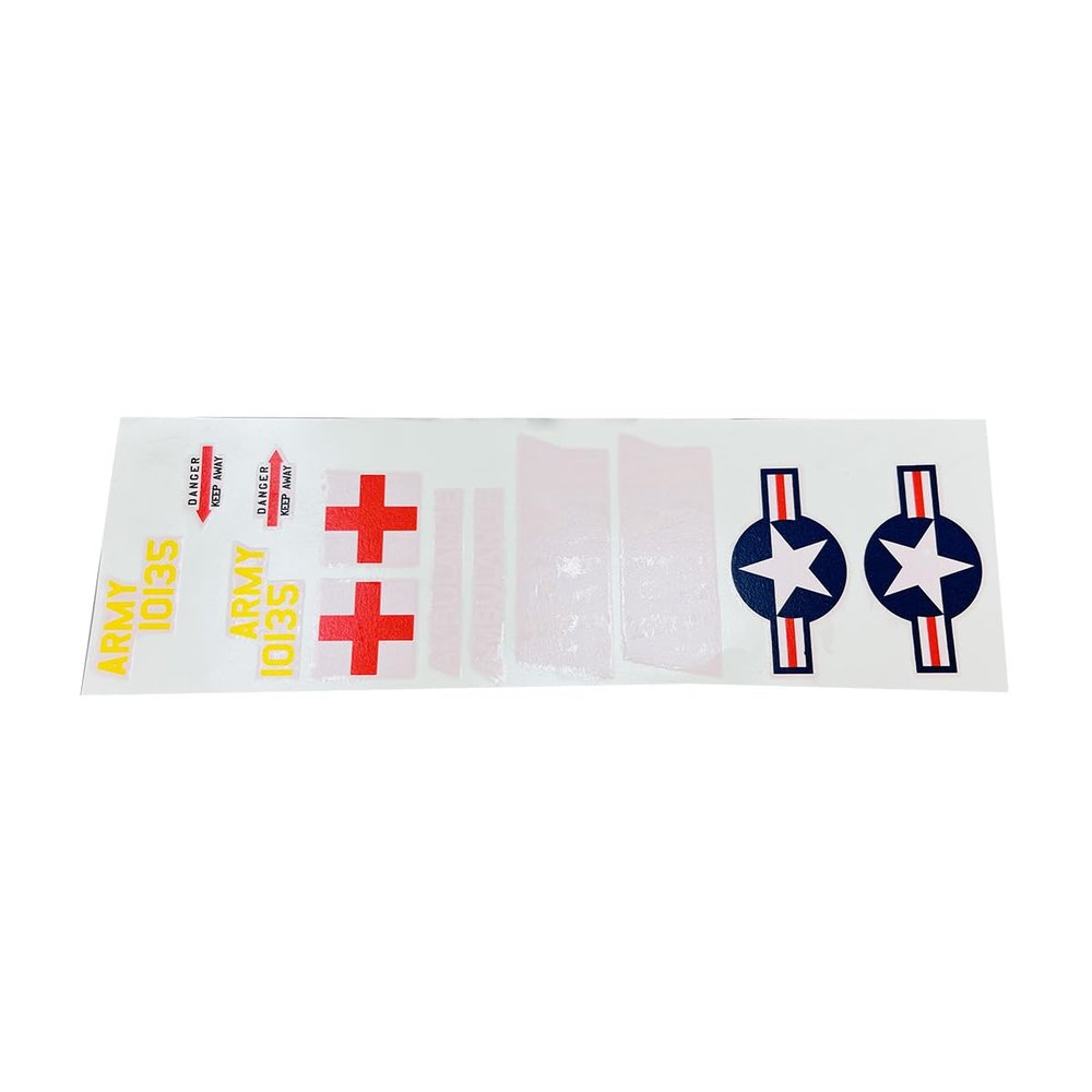 Parts for Roban RC Helicopter Fuselage 500 Size Bell UH-1D Accessories Sparepart (Decal)