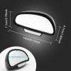 Blind Spot Mirror Adjustable 360 Degree Car Side Mirror, HD Glass Rear View Exterior Accessories Frame Thickness Less than 5MM for Car SUV (single mirror left+right) view 4