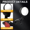 Blind Spot Mirror Adjustable 360 Degree Car Side Mirror, HD Glass Rear View Exterior Accessories Frame Thickness Less than 5MM for Car SUV (long-armed Right) view 2