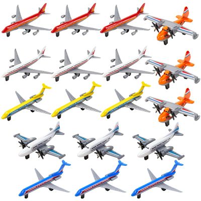 YongnKids 18 pcs Diecast Airplane Toys for Toddler, Toy Airplane Set Models Incl Airlines,Glider for Boy Kids 3+ Year, for Kids Birthday Party Favors Stocking Stuffers Cake Toppers