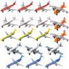 YongnKids 18 pcs Diecast Airplane Toys for Toddler, Toy Airplane Set Models Incl Airlines,Glider for Boy Kids 3+ Year, for Kids Birthday Party Favors Stocking Stuffers Cake Toppers view 1