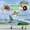FMS Rc Jets Futura 64MM EDF Sport Jet Green rc Airplanes for Adults for Trainers EDF for Beginners 6 Channel Remote Control Planes PNP(NO Transmitter Batteries and Charger) view 3