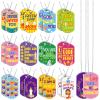 Aliceset 24 Pcs Bible Verses Religious Christian Dog Tag Necklace Religious Party Favors Inspirational Motivational Christian Necklace for Easter Valentines Sunday School Prizes Gift(Stylish) view 1