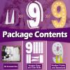Tongjoy 5FT Marquee Numbers 9, Large Light up Numbers for 9th 19th 90th Birthday Decorations, Giant Light up Sign 9 for Birthday, Anniversary Backdrop, Pre-Cut Foam Board Kit (DIY) view 4