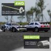 ACAMMZAR 1:16 RC Drift Car, 25KM/H 4WD High Speed Remote Control Cars for Kids, with LED Lights, Two Batteries, Extra Tires, Drift RC Cars for Adults view 4
