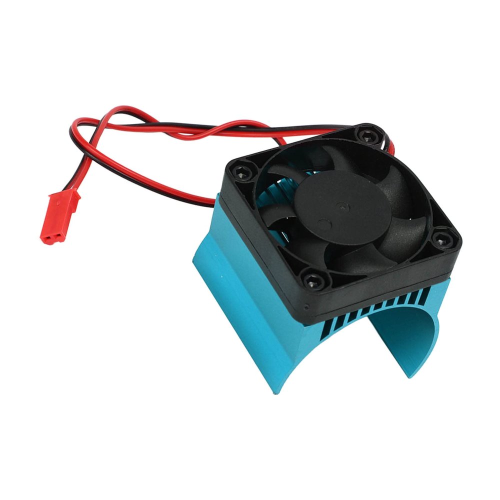 Motor Heat Sink Aluminum Alloy Cooling Fan for 42mm Dia Motors, RC Motor Heat Sink and RC Accessory ()