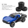 4PCS RC Tires 12mm Hex Off Road Short Course Truck Tyres 1/10, Large Truck RC Tires and Long-Lasting RC Tires view 2