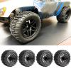 4PCS RC Tires 12mm Hex Off Road Short Course Truck Tyres 1/10, Large Truck RC Tires and Long-Lasting RC Tires view 3