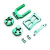 Mesimsple Alum Front Xmaxx Motor Mount 7760 for 1/5 X-Maxx 6S & X Maxx 8S & 1/6 XRT 8S Motor Plate Truck Upgrades Part Green view 1