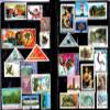 PVC Stamp Album + 100 Different All Large/Commemorative World stamps set view 3