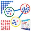 75 PCS Colorful Magnetic Number Bonds - Magnetic Numbers for Whiteboard, Number Line, Math Aids Accessories and Resources, Kindergarten Math Manipulatives, Number Bond Game - Simply Magic view 1
