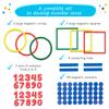 75 PCS Colorful Magnetic Number Bonds - Magnetic Numbers for Whiteboard, Number Line, Math Aids Accessories and Resources, Kindergarten Math Manipulatives, Number Bond Game - Simply Magic view 3
