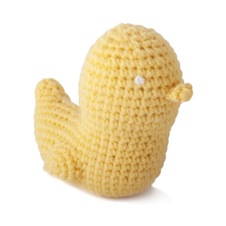 Yellow Duck Crochet Doll Handmade Amigurumi Plush Toy VAC