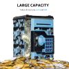 ATM Piggy Bank for Boys Girls, Vcertcpl Mini ATM Coin Bank Money Saving Box with Password, Kids Safe Money Jar for Adults with Auto Grab Bill Slot, Great Gift Toy Bank for Kids (Camouflage BlueGray) view 4