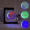 BEBEVOGUE Personalized Magnetic Levitating Globe with Wireless LED Light Anti Gravity Floating 4in Globe Wrold Map Unique Gift for Kids Men Boys Boyfriend Home Office Desk Gadget Decor (Blue) view 2