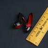 Fremego 1/6 Scale Female High-Heeled Shoes Leather Shoes Model Accessory for 12inch PH TBL JO Action Figure Body (Black) view 2