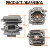 FLMLF 35cc 4 Bolt Cylinder Head Piston Set for FLMLF Engine ONLY 1/5 Baja 5B 5T 5SC view 2